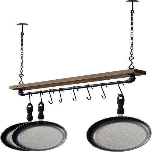 Williston Straight Hanging Pot Rack & Reviews Wayfair